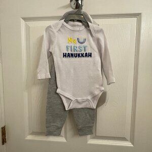 Kyle & Deena My First Hanukkah 3-Piece Set size 3 to 6 months